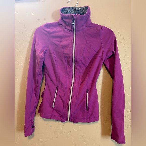 lululemon athletica Tops - Lululemon vintage purple and gray jacket size 4